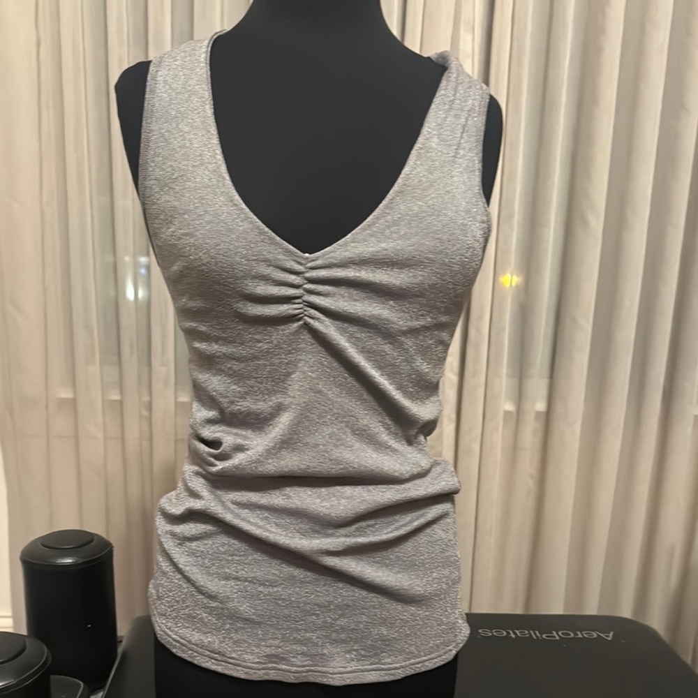 Gray Sleeveless Women's Top